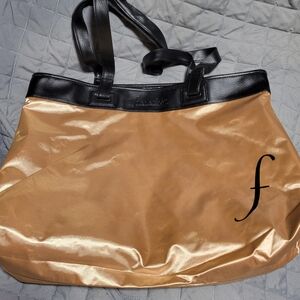 Fendi Black and Tan Tote Bag